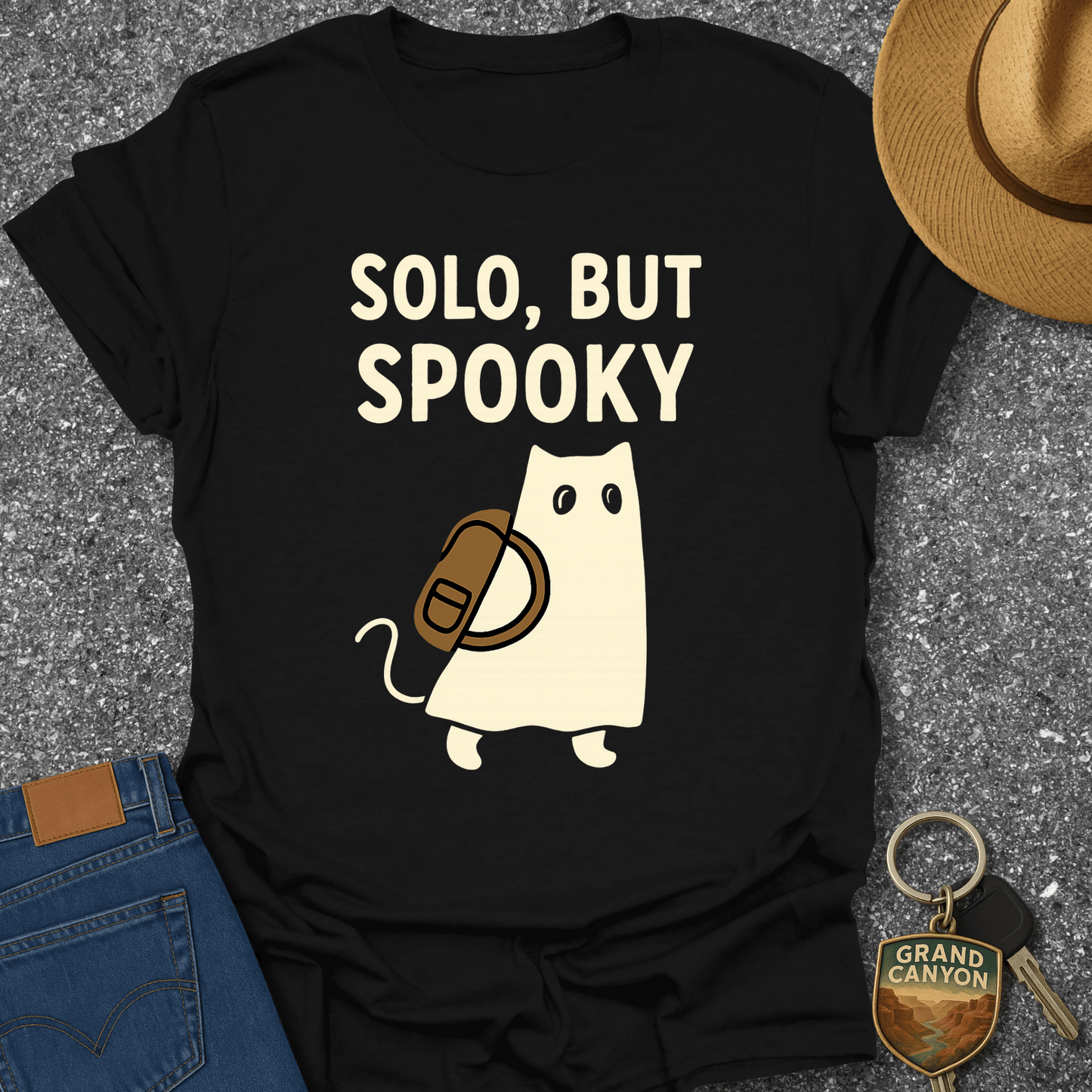 Cat Ghost Wanderer T-Shirt