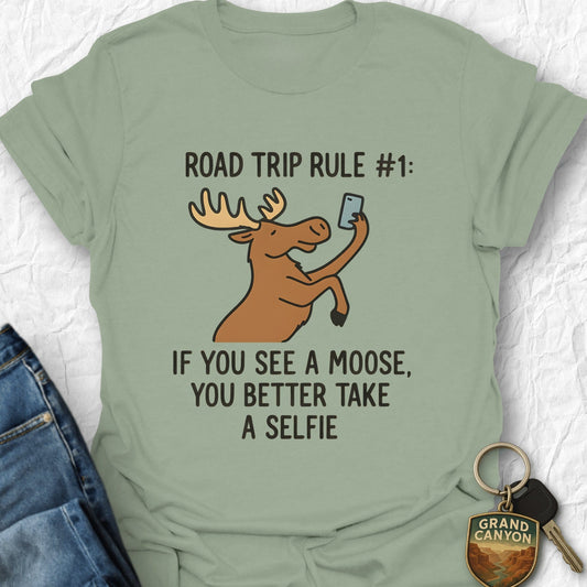 Moose Selfie T-Shirt