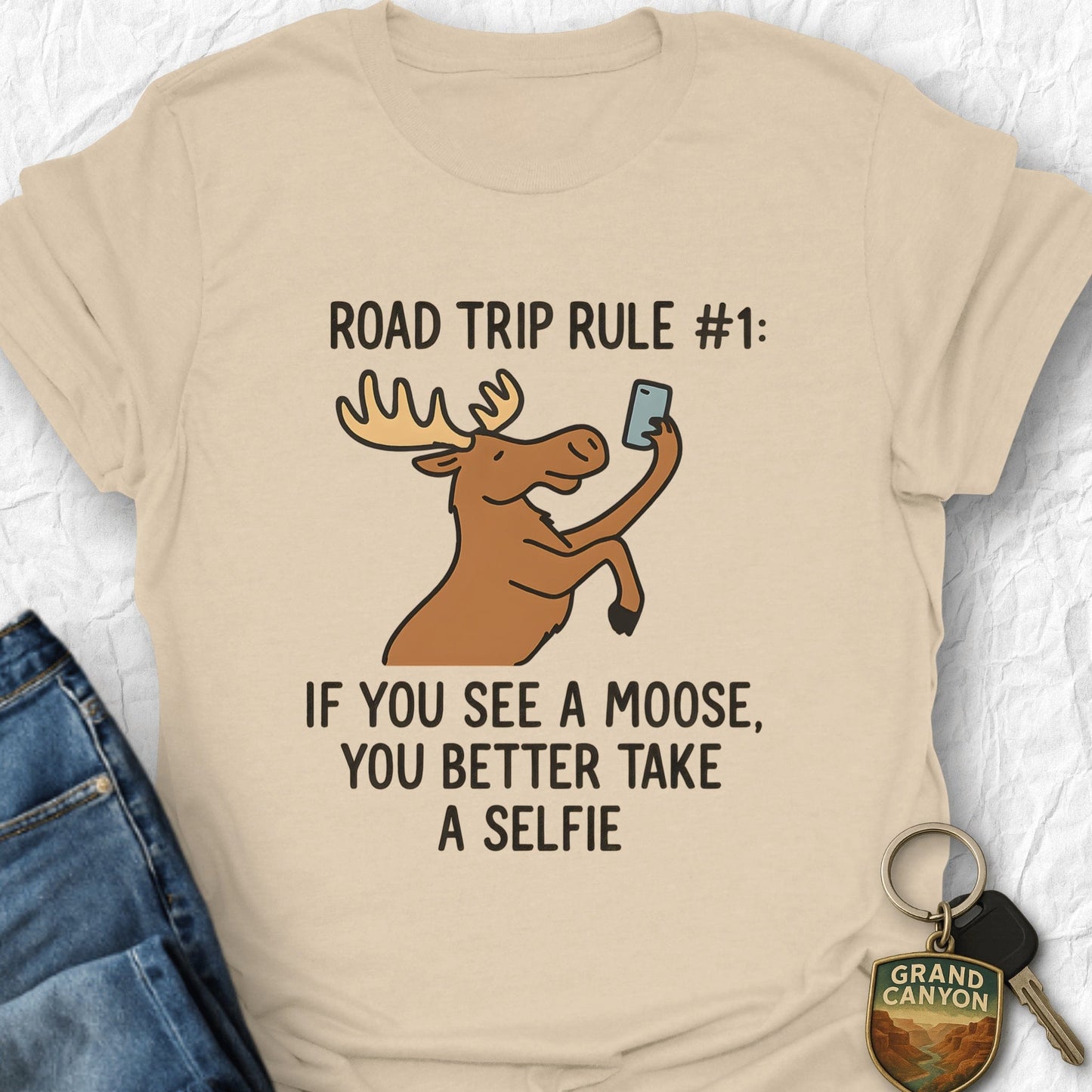 Moose Selfie T-Shirt