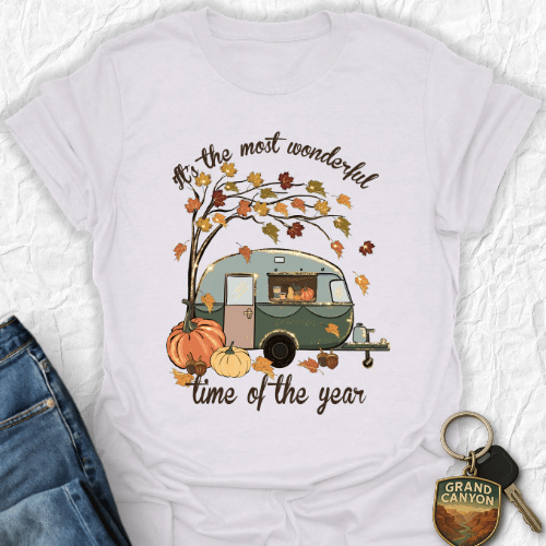 Fall Leaves Camper T-Shirt