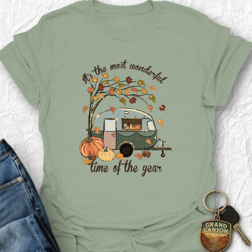 Fall Leaves Camper T-Shirt