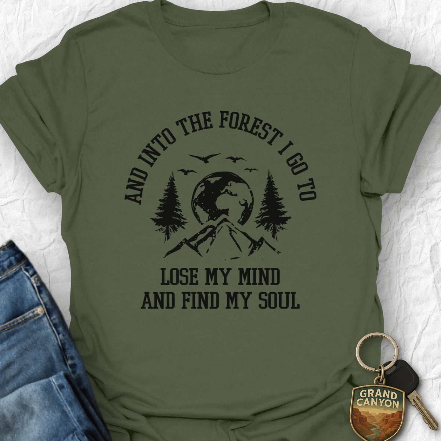 Nature Quote Hiking T-Shirt