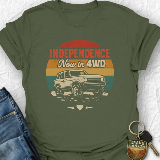 Independence in 4WD T-Shirt