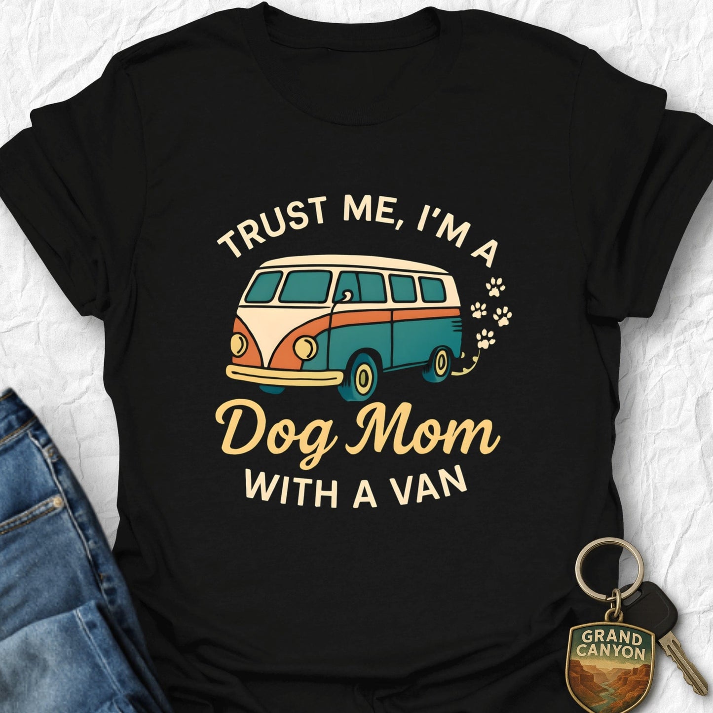 Dog Mom Van Unisex T-Shirt