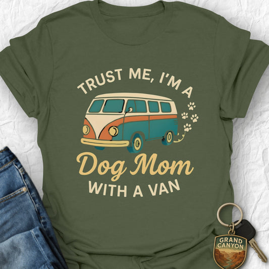 Dog Mom Van Unisex T-Shirt