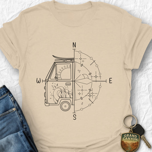 Camping Compass T-Shirt