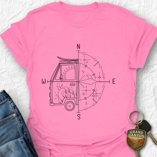 Camping Compass T-Shirt