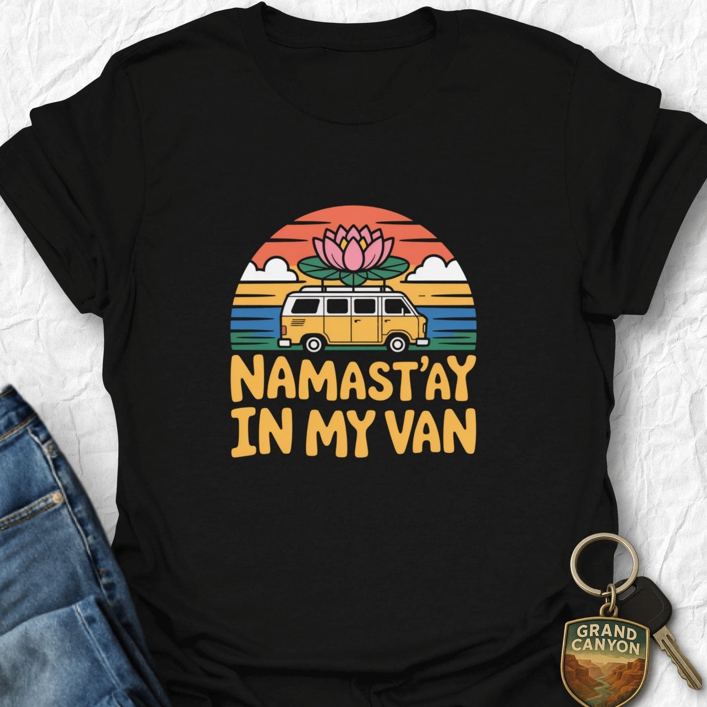 Namast'ay In My Van T-shirt