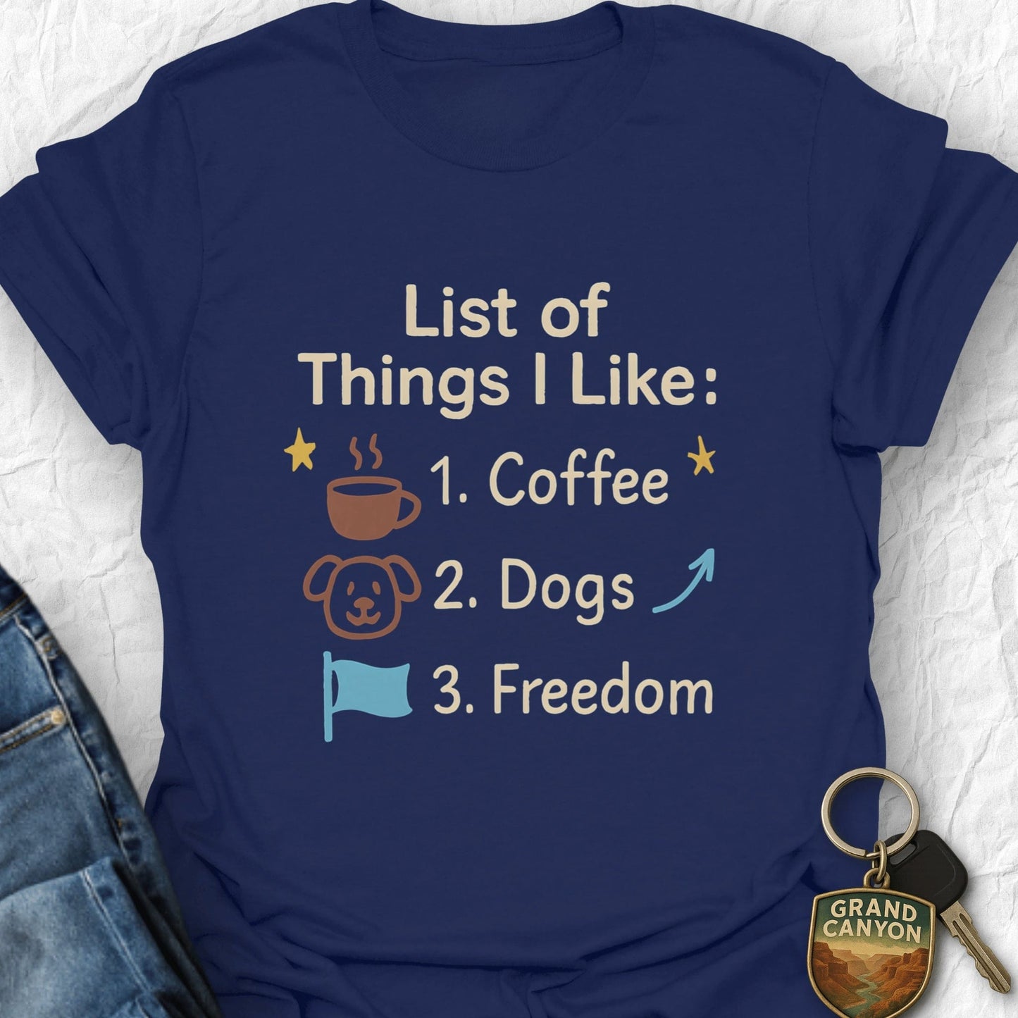 Coffee Dogs Freedom T-Shirt