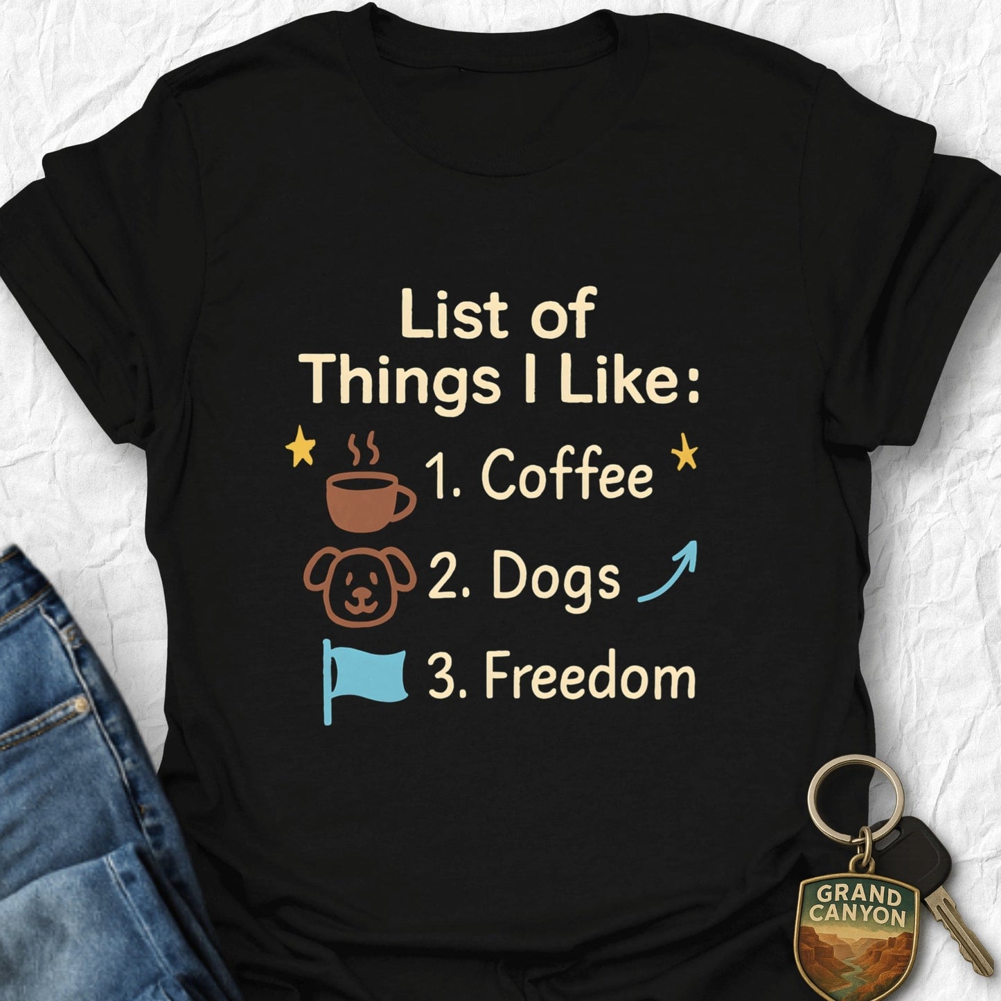Coffee Dogs Freedom T-Shirt