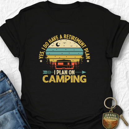 Retirement Camping T-Shirt