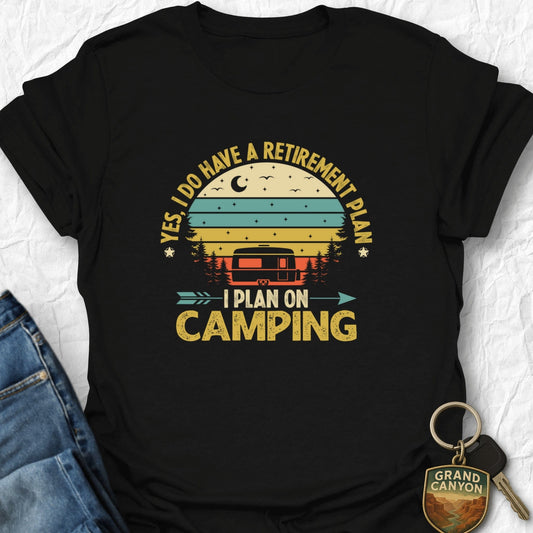 Retirement Camping T-Shirt