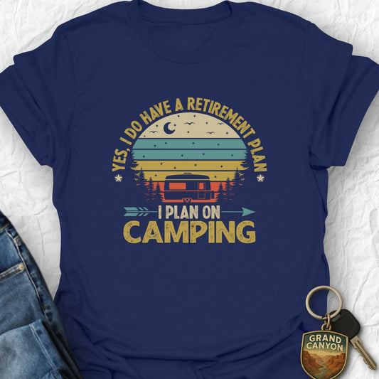 Retirement Camping T-Shirt