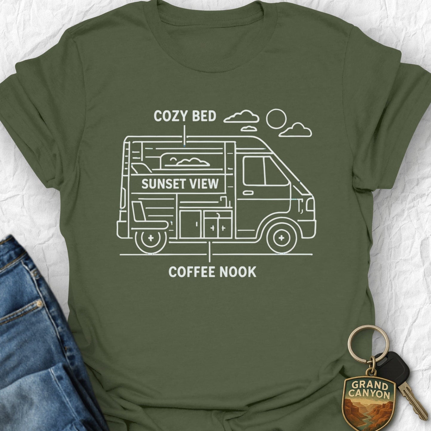 Engineered Camper Van T-Shirt