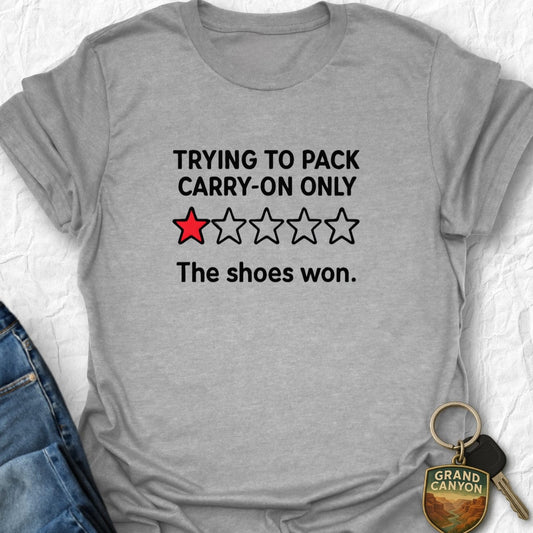 Printify T-Shirt Sport Grey / S Carry On Luggage T-Shirt