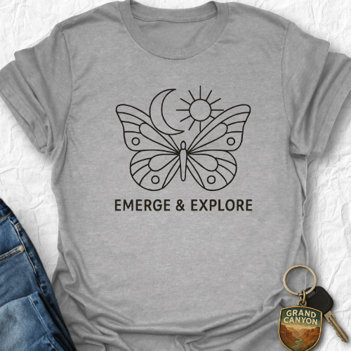 Printify T-Shirt Sport Grey / S Emerge & Explore T-Shirt
