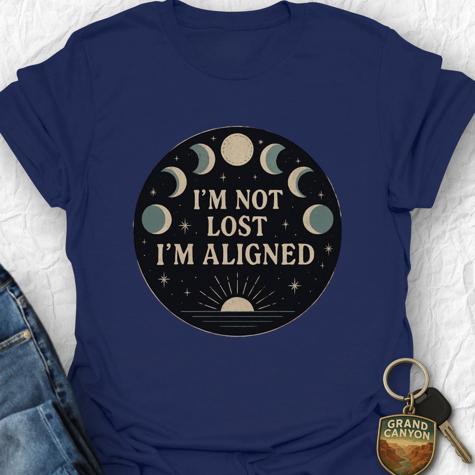 Printify T-Shirt I'm Aligned T-Shirt