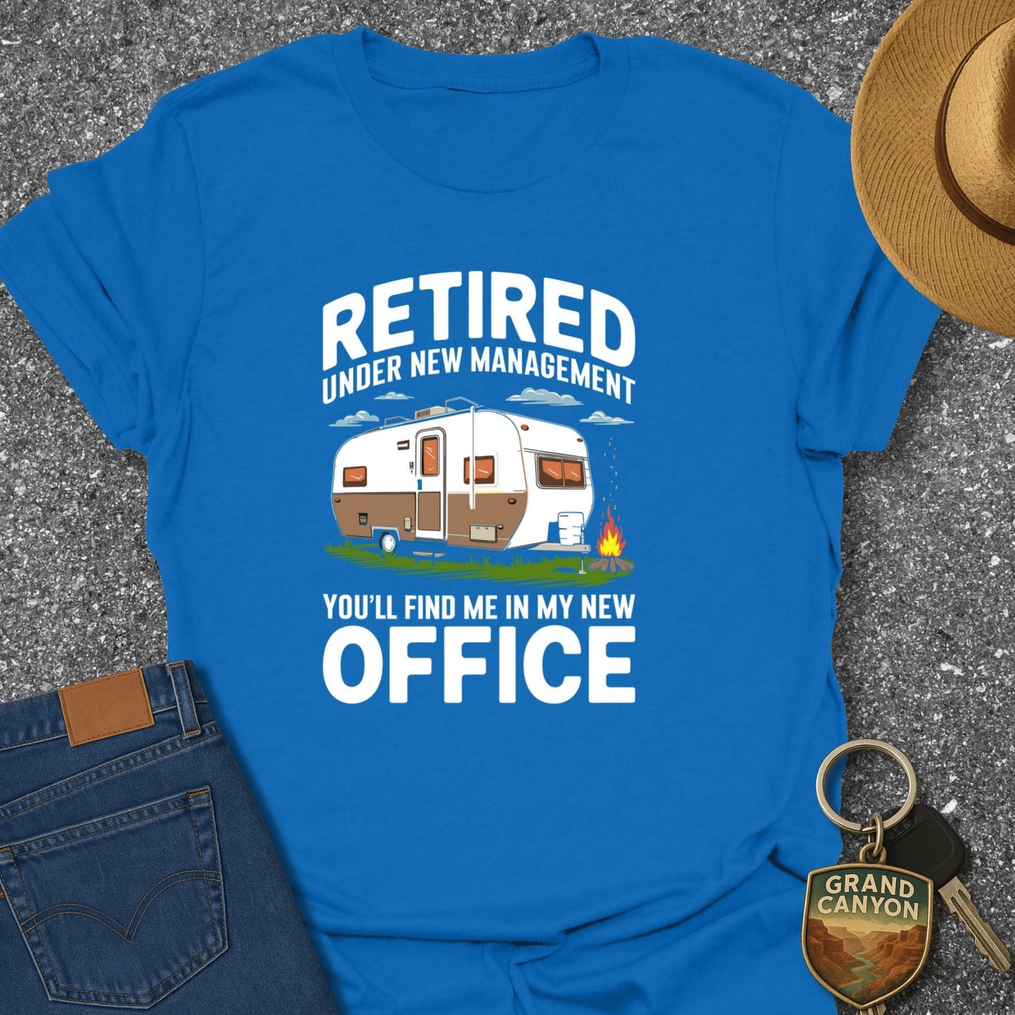 Retired: New Office T-Shirt - T-Shirt Royal / S
