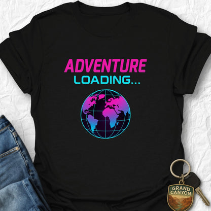 Adventure Loading T-Shirt - T-Shirt Black / S