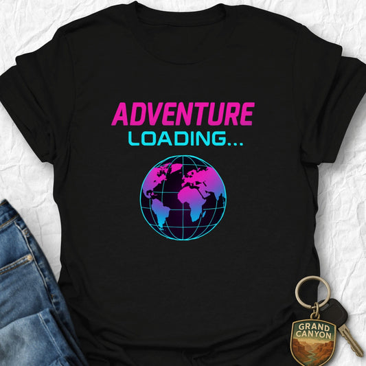 Adventure Loading T-Shirt - T-Shirt Black / S
