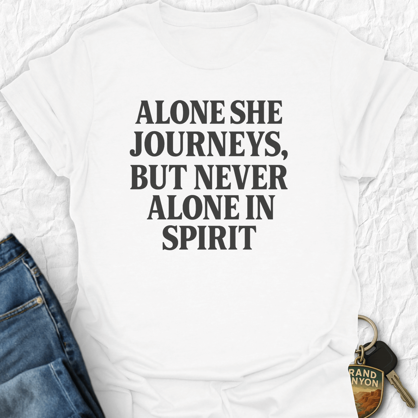 WANDERWOMENTEES T-Shirt White / S Adventure Solo T-Shirt