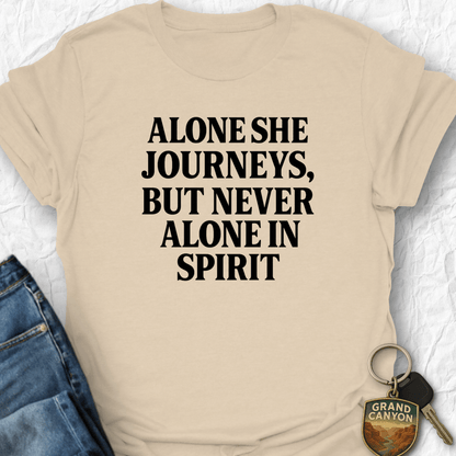 WANDERWOMENTEES T-Shirt Sand / S Adventure Solo T-Shirt
