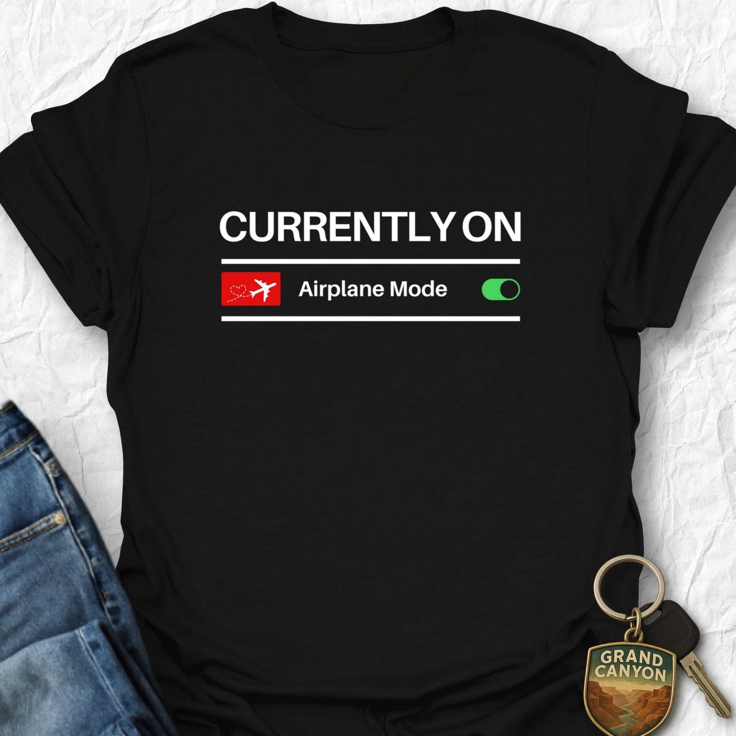 Airplane Mode T-Shirt - T-Shirt Black / S