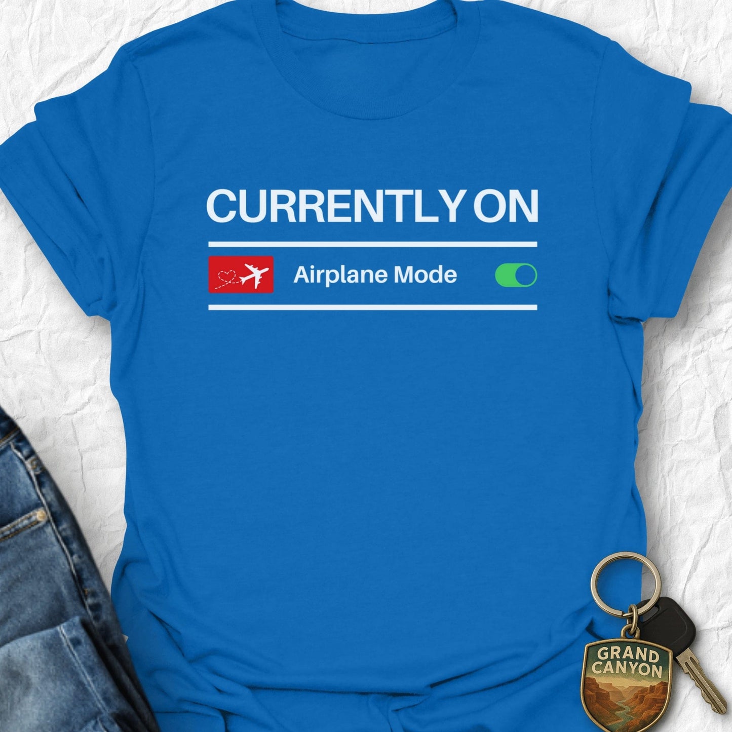 Airplane Mode T-Shirt - T-Shirt Royal / S