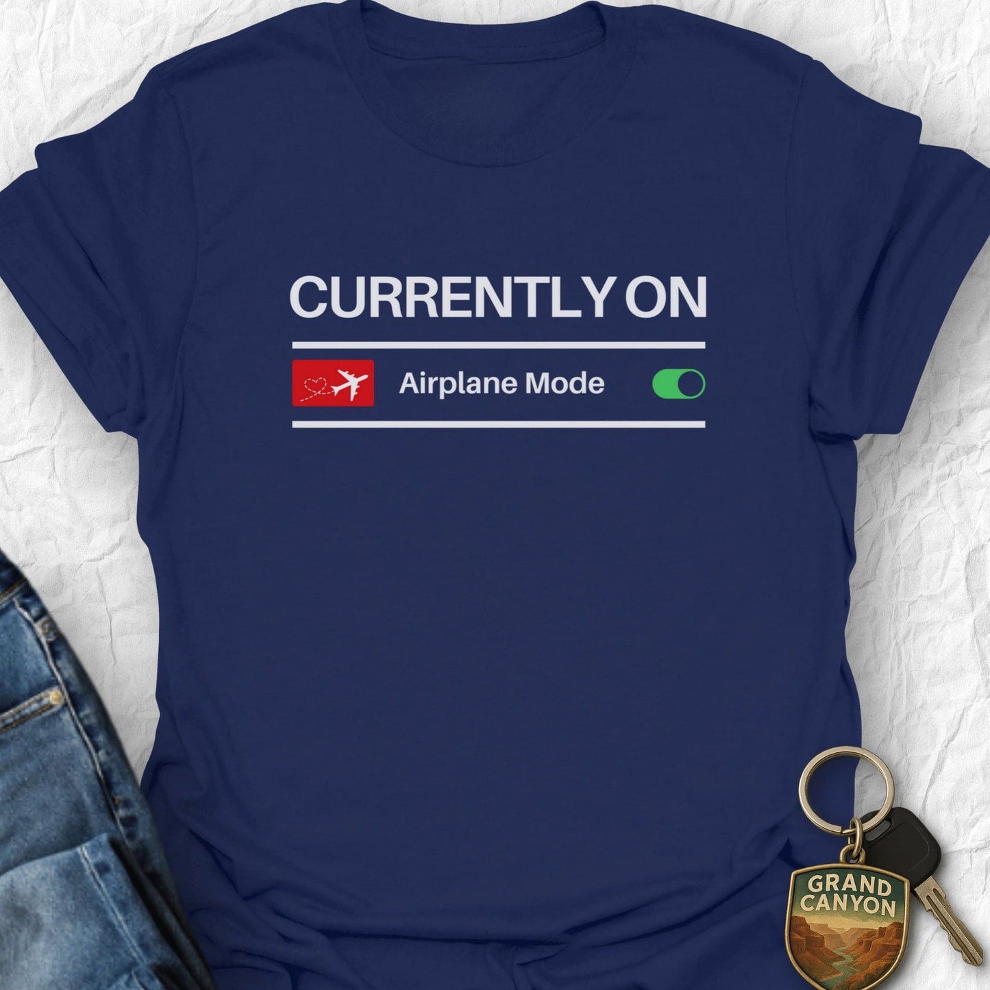 Airplane Mode T-Shirt - T-Shirt Navy / S