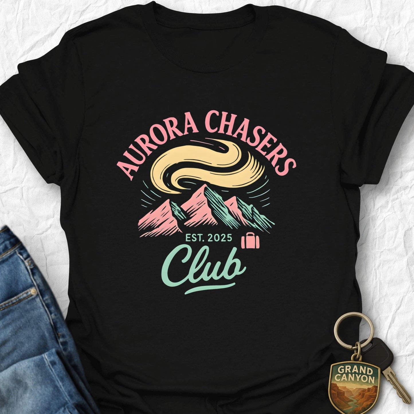 WANDERWOMENTEES T-Shirt Black / S Aurora Club T-Shirt