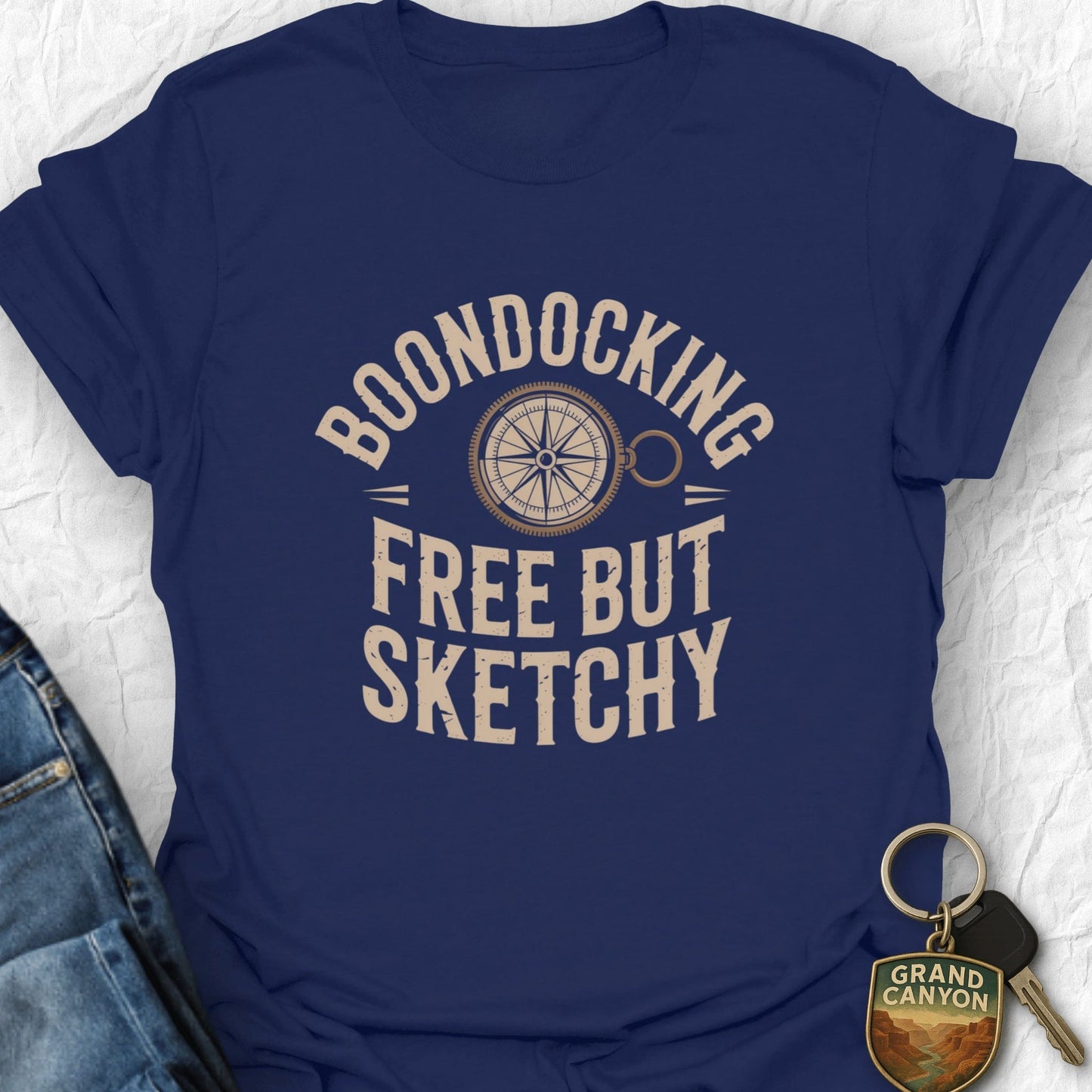WANDERWOMENTEES T-Shirt Navy / S Boondocking T-Shirt