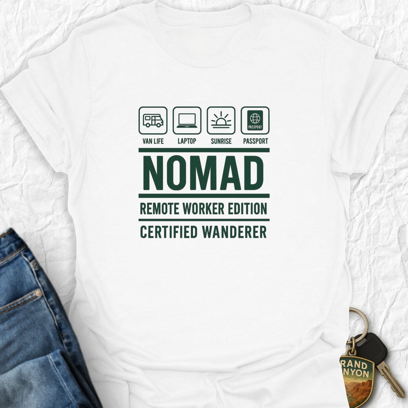 WANDERWOMENTEES T-Shirt White / S Certified Nomad T-Shirt
