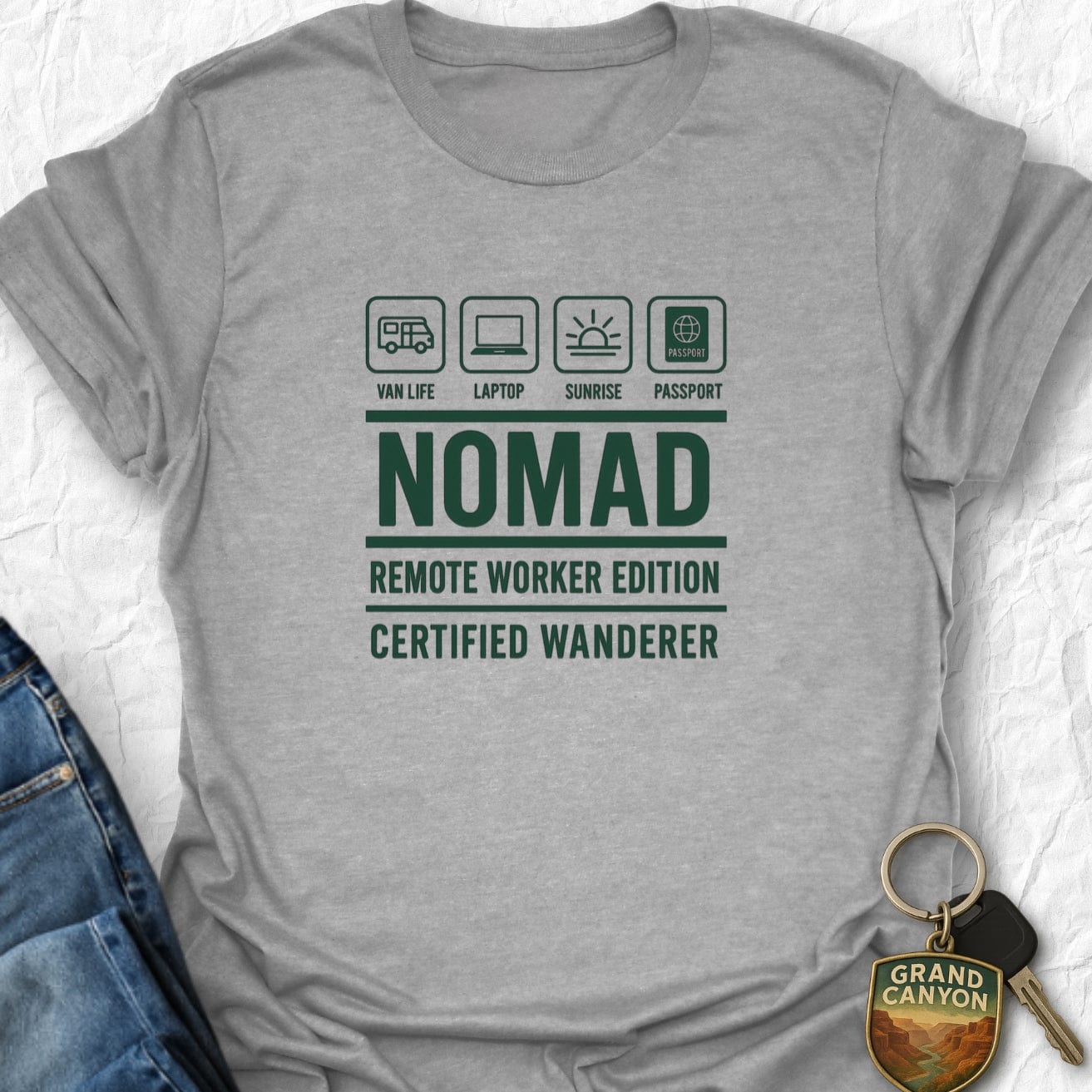 WANDERWOMENTEES T-Shirt Sport Grey / S Certified Nomad T-Shirt