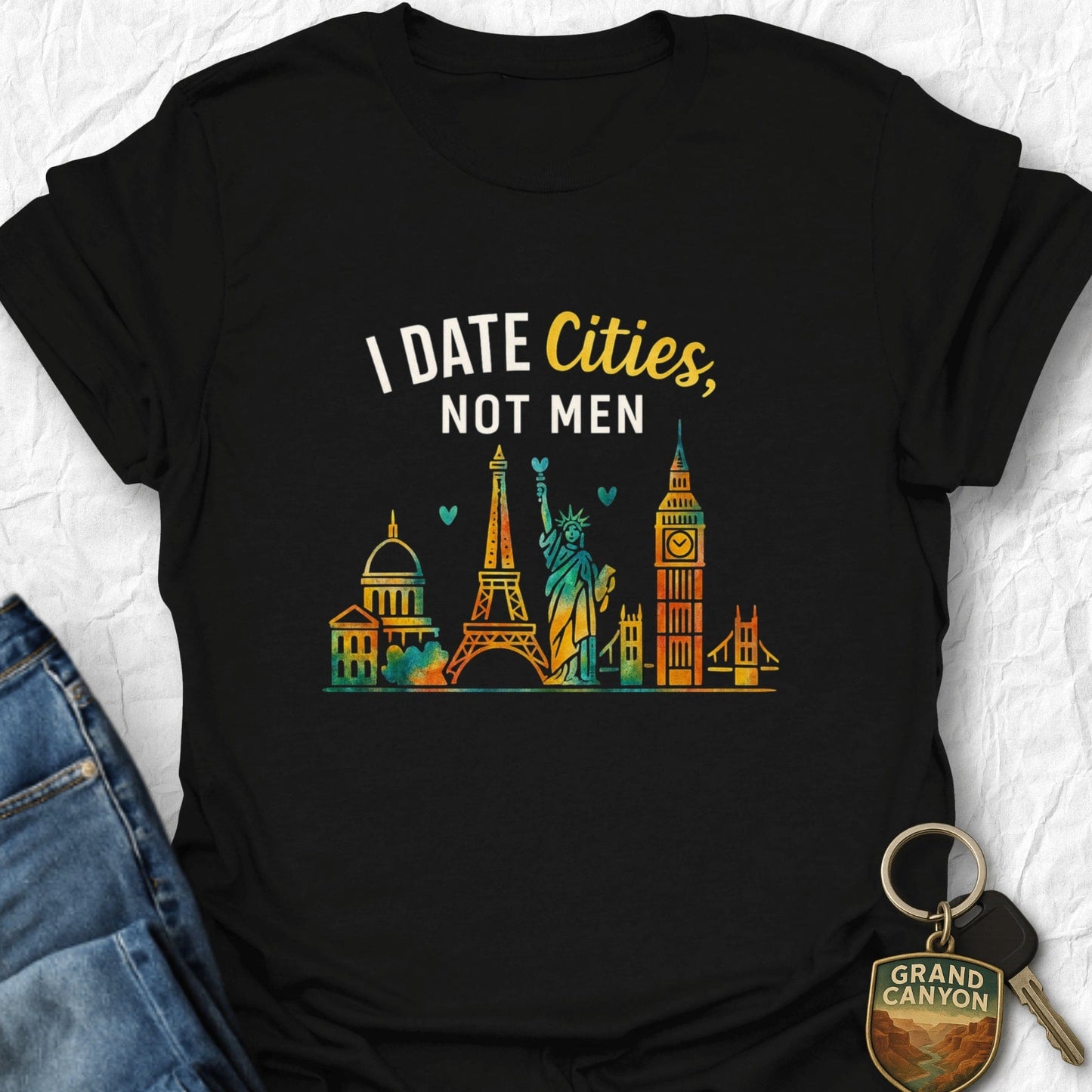 City Lover T-Shirt - T-Shirt Black / S