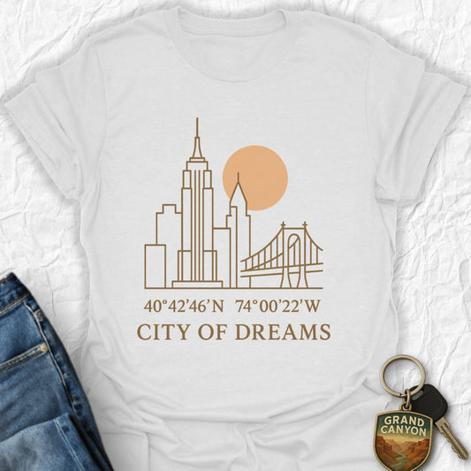City of Dreams T-Shirt - T-Shirt White / S