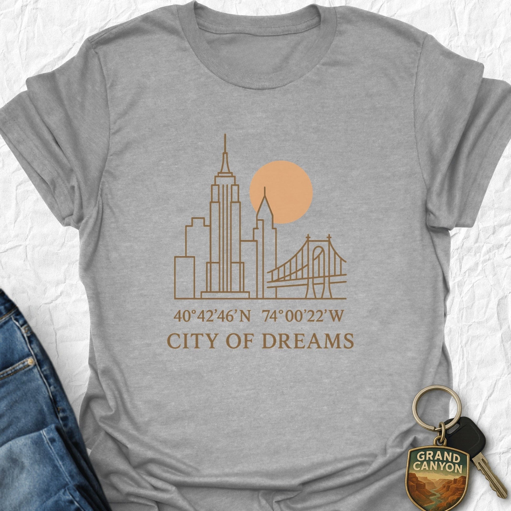 City of Dreams T-Shirt - T-Shirt Sport Grey / S