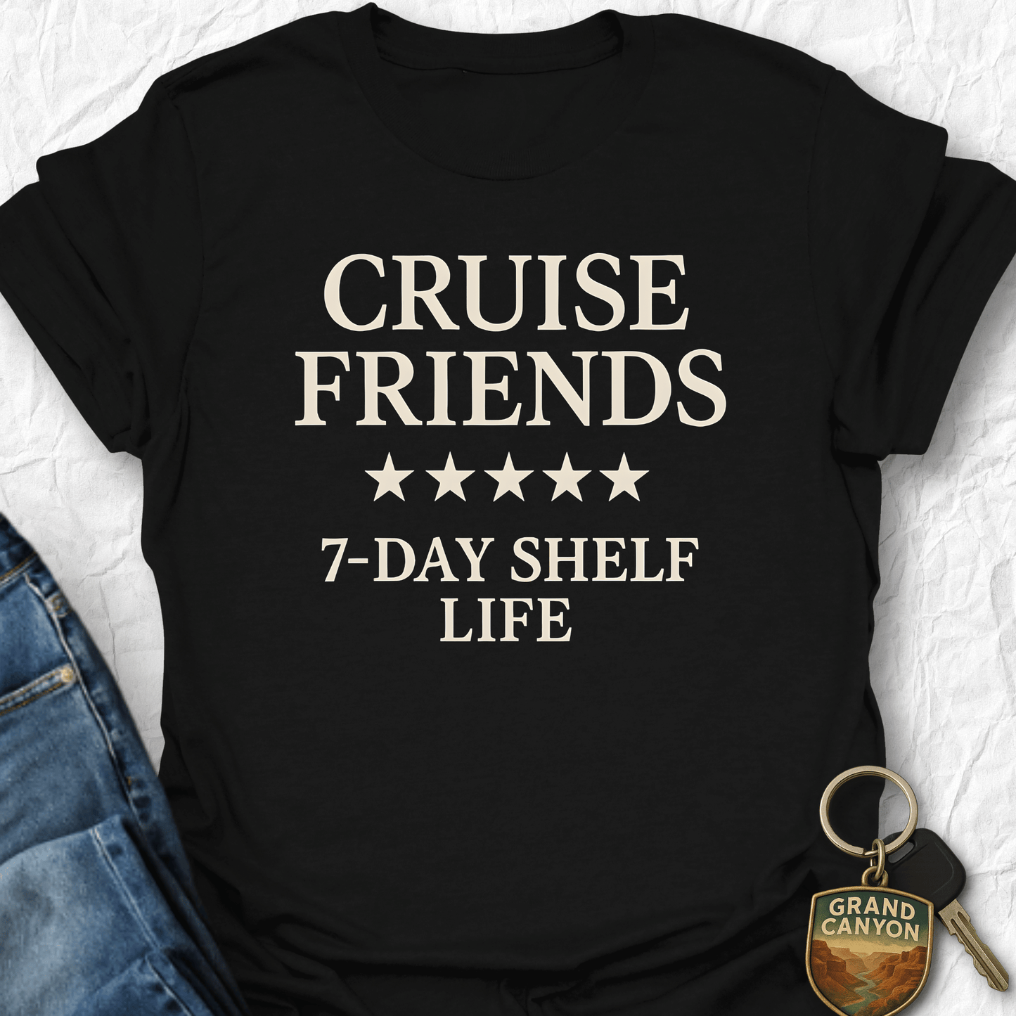 WANDERWOMENTEES T-Shirt Black / S Cruise Friends T-Shirt