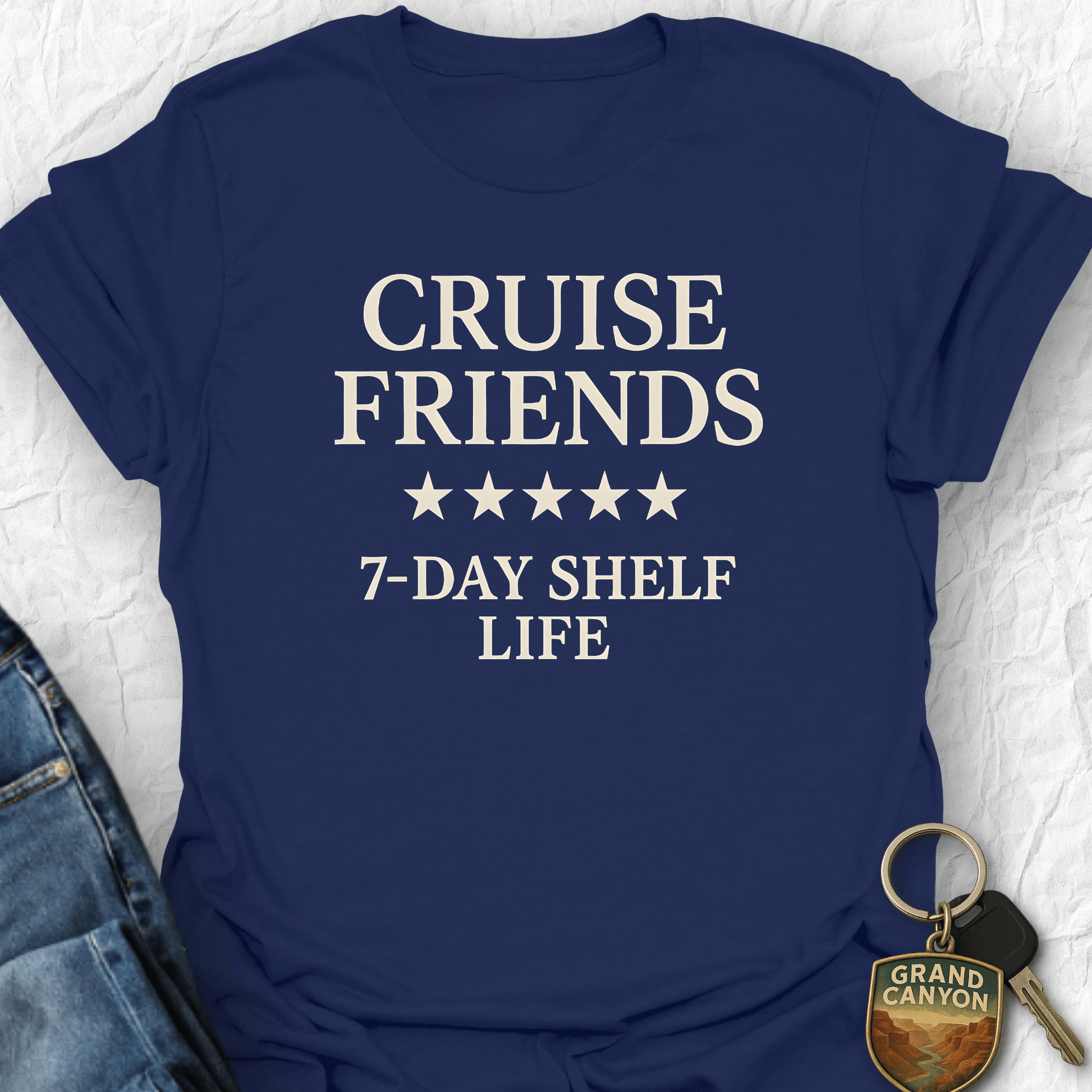 WANDERWOMENTEES T-Shirt Navy / S Cruise Friends T-Shirt