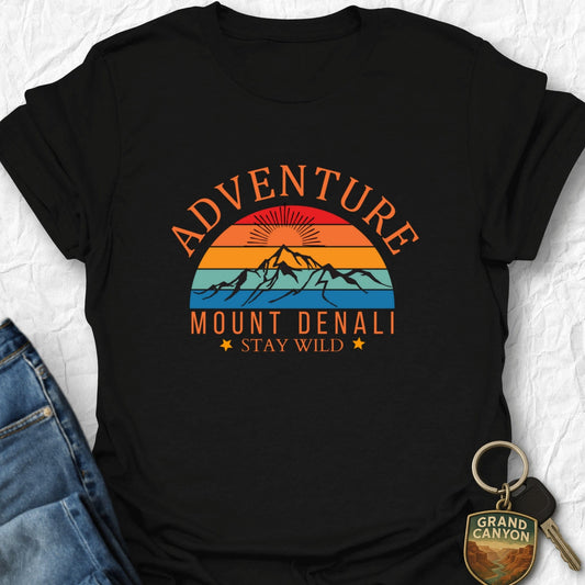 Denali Adventure T-Shirt - T-Shirt Black / S