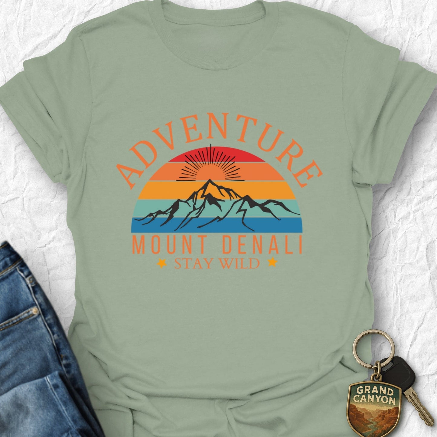Denali Adventure T-Shirt - T-Shirt Sage / S