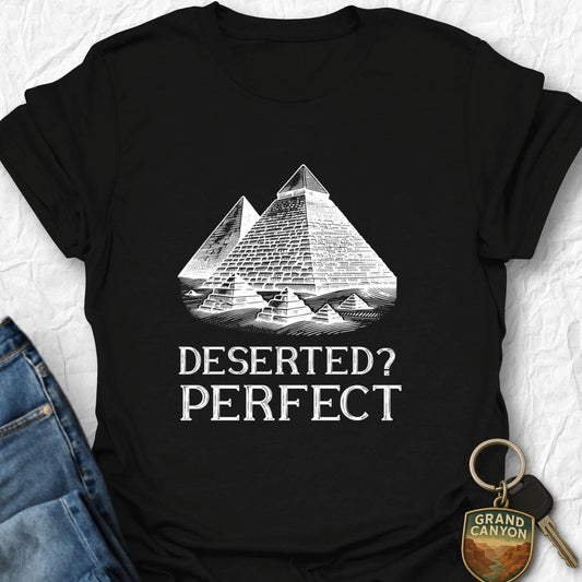 Deserted Pyramids T-Shirt - T-Shirt Black / S