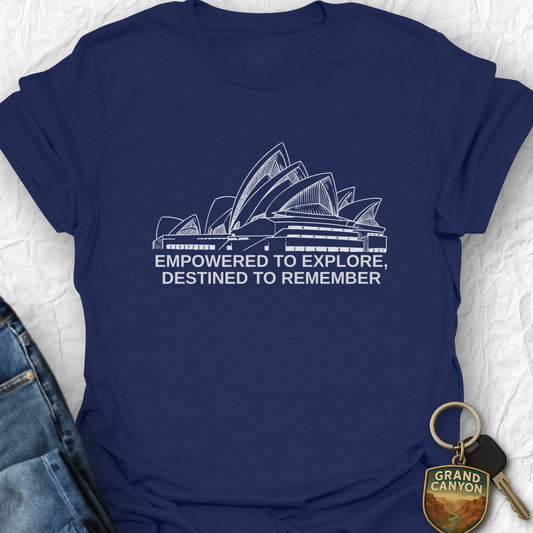 Destined to Explore T-Shirt - T-Shirt Navy / S