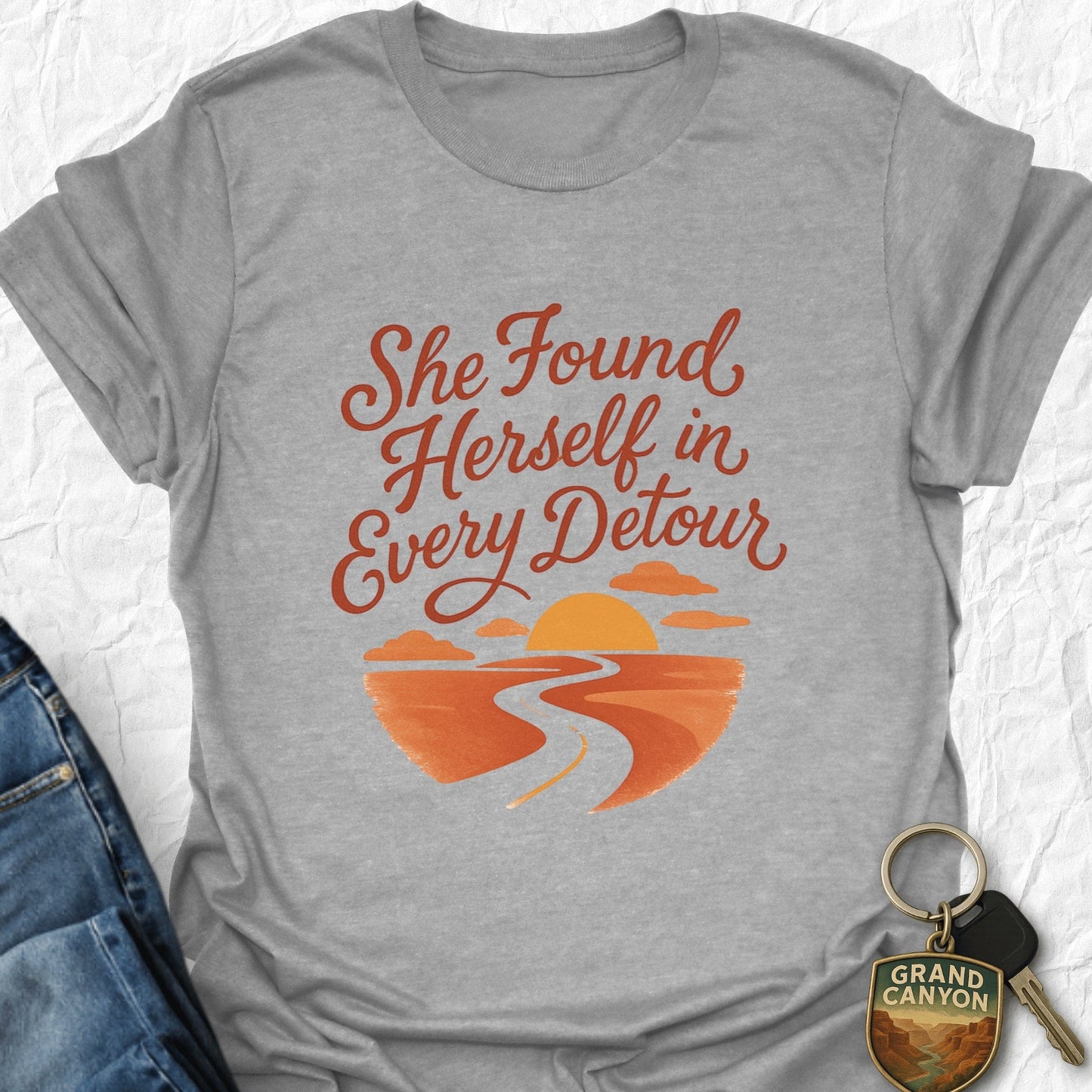 Detour Graphic T-Shirt - T-Shirt Sport Grey / S