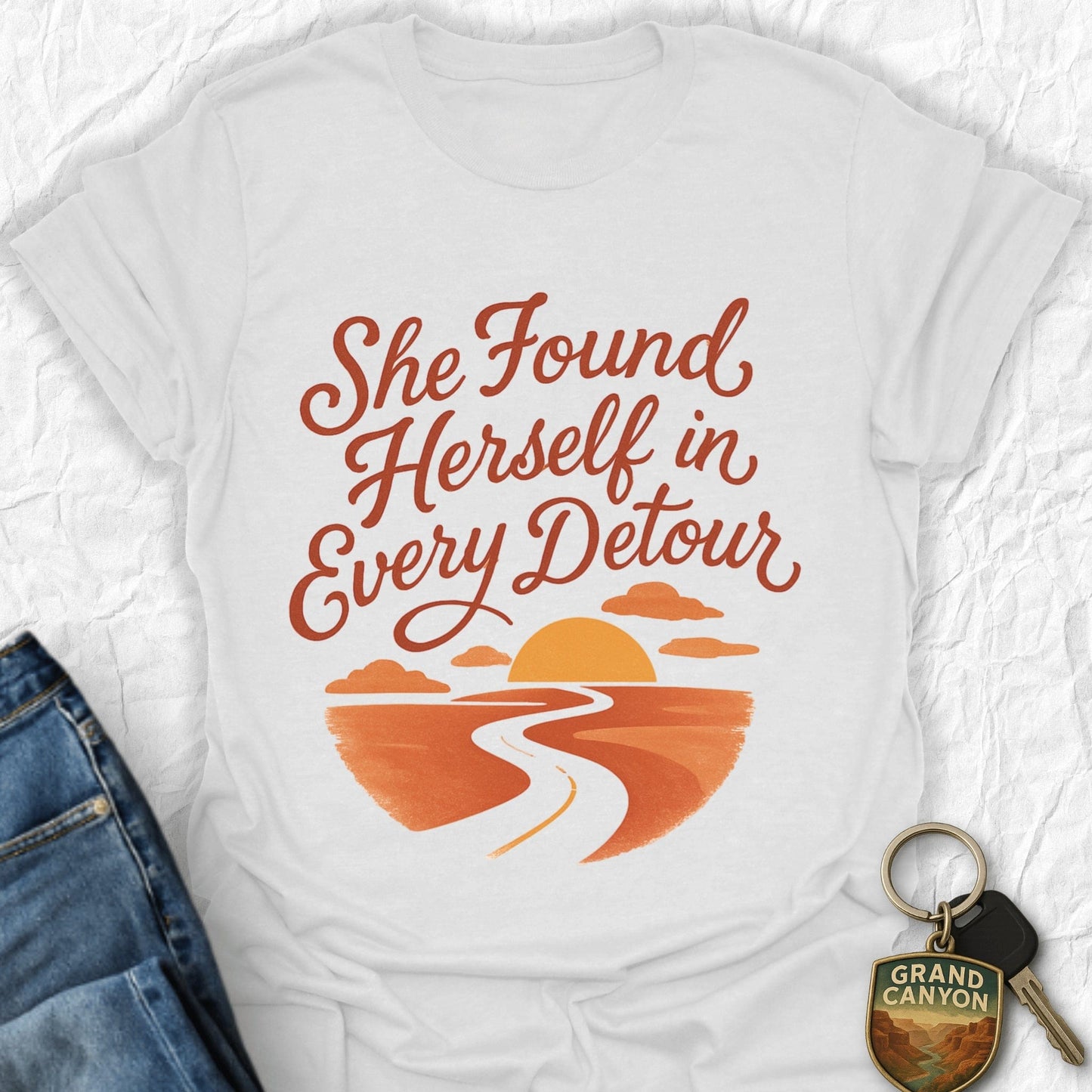 Detour Graphic T-Shirt - T-Shirt White / XS