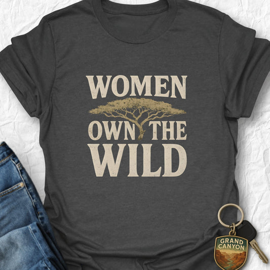 WANDERWOMENTEES T-Shirt Dark Heather / S Empowering Adventure T-Shirt