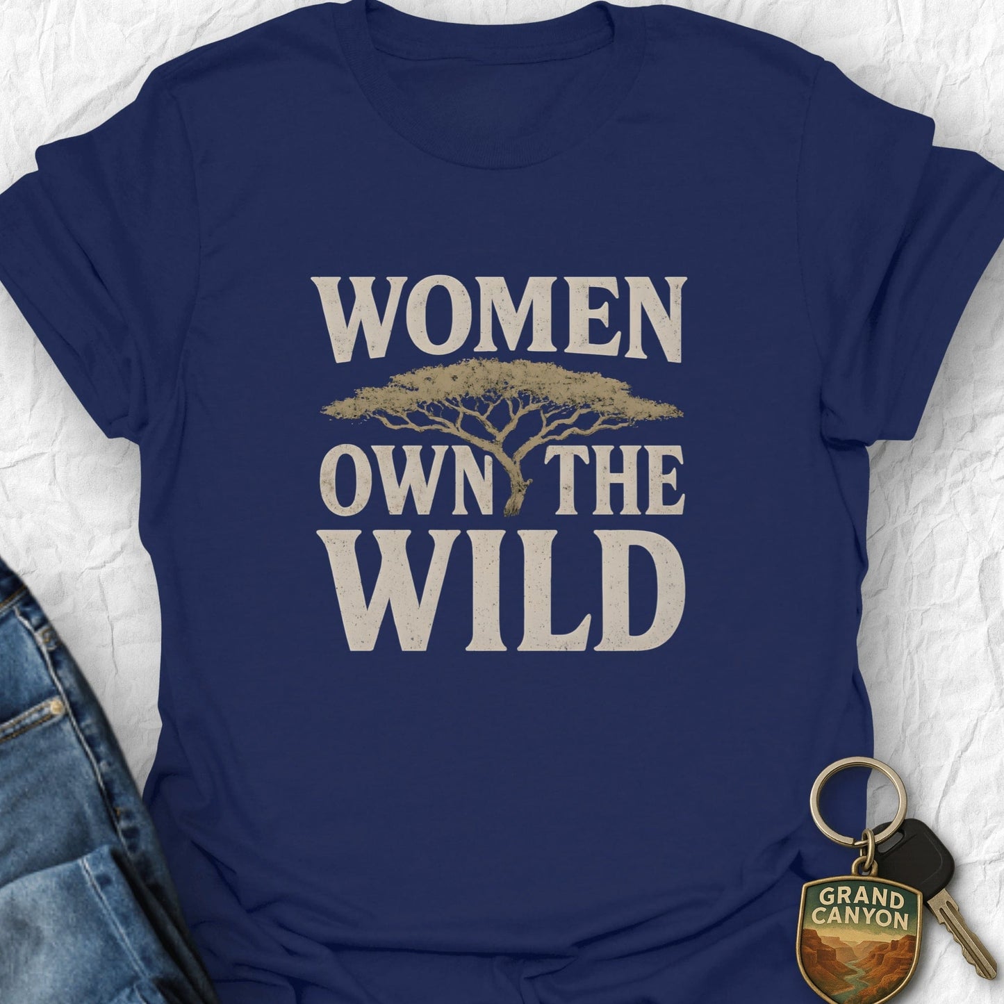 WANDERWOMENTEES T-Shirt Navy / S Empowering Adventure T-Shirt