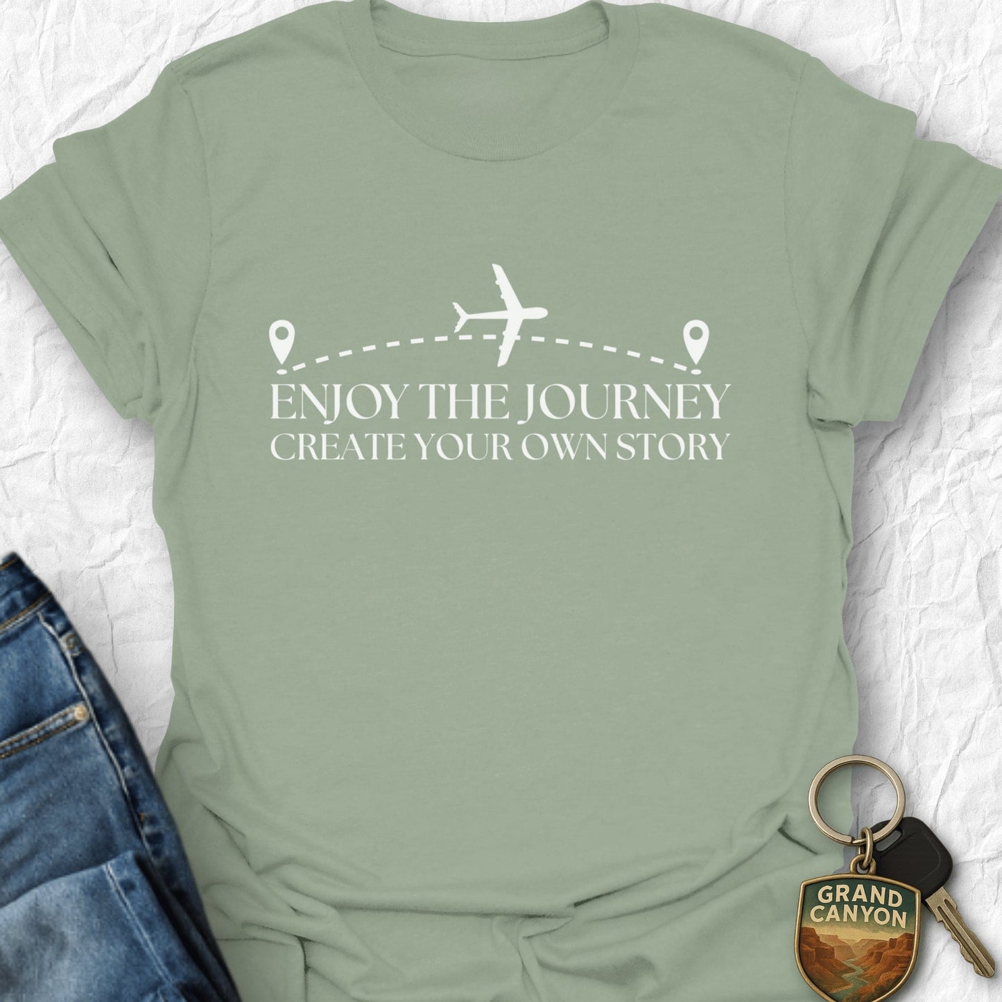 Enjoy the Journey T-Shirt - T-Shirt Sage / S