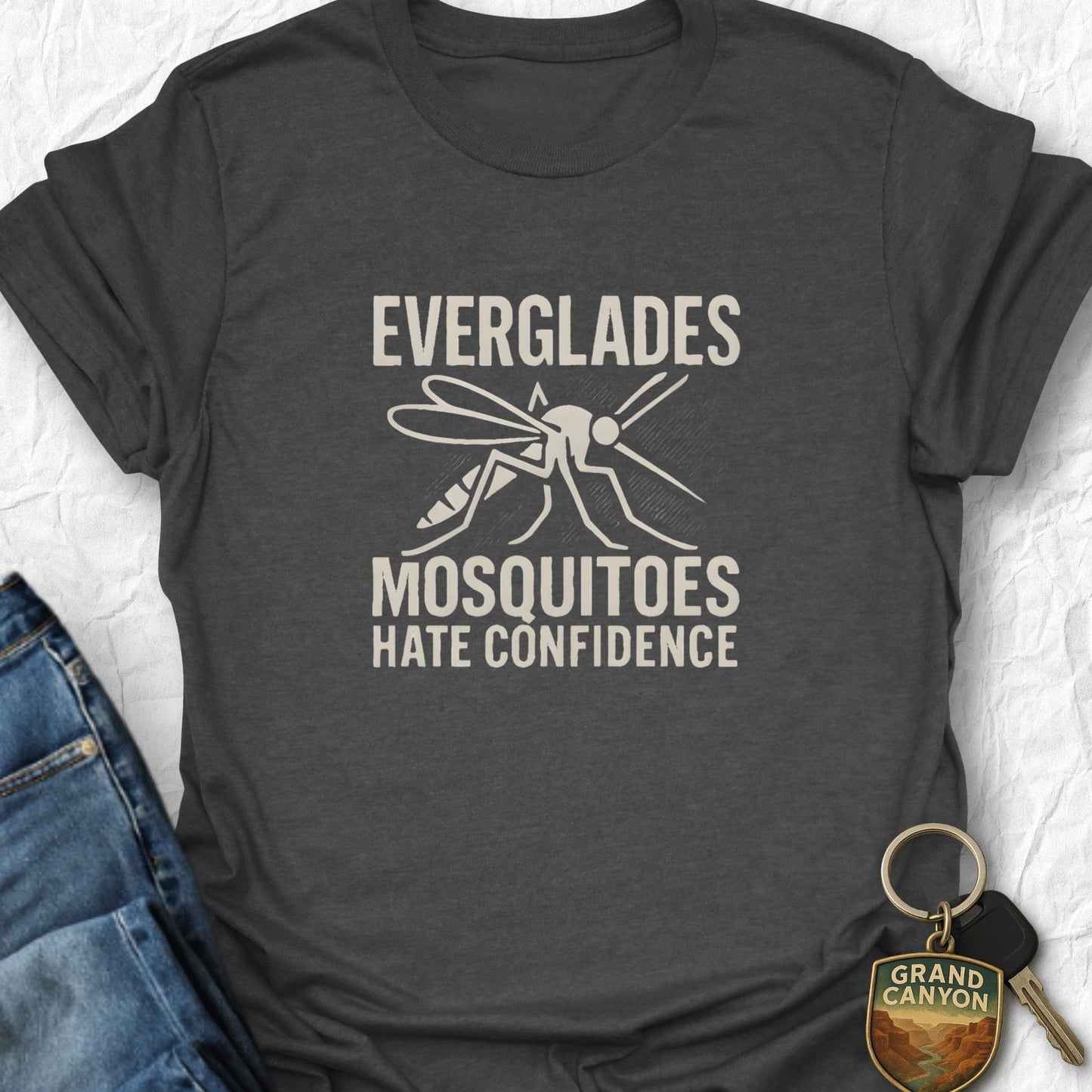 WANDERWOMENTEES T-Shirt Dark Heather / S Everglade Confidence T-Shirt
