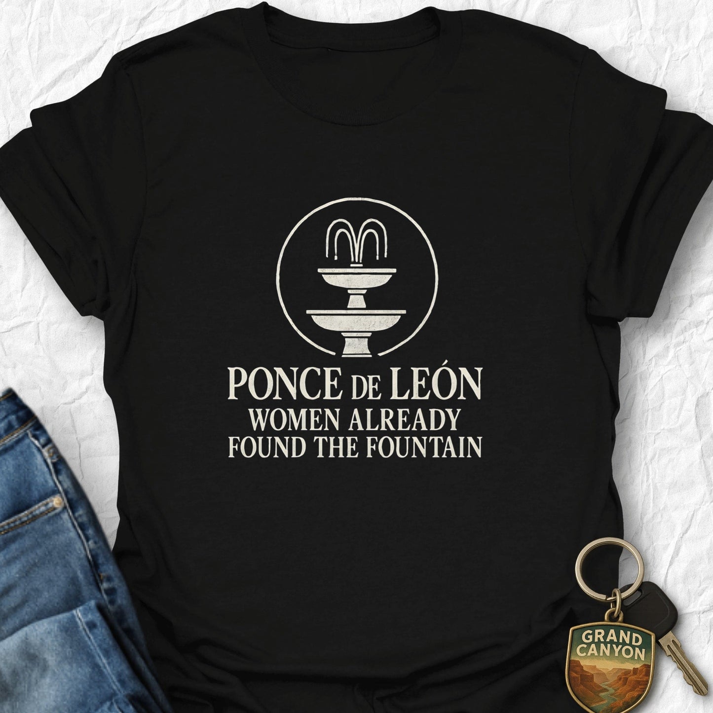 WANDERWOMENTEES T-Shirt Black / S Fountain of Youth T-Shirt