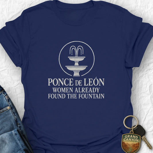 WANDERWOMENTEES T-Shirt Navy / S Fountain of Youth T-Shirt